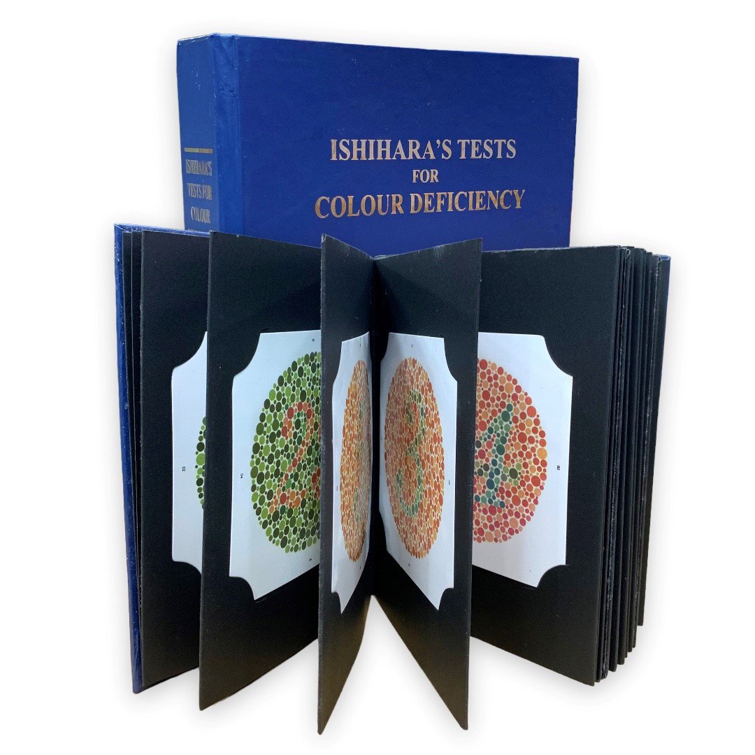 ISHIHARA COLOR DEFICIENCY TEST BOOK (38 PLATES)