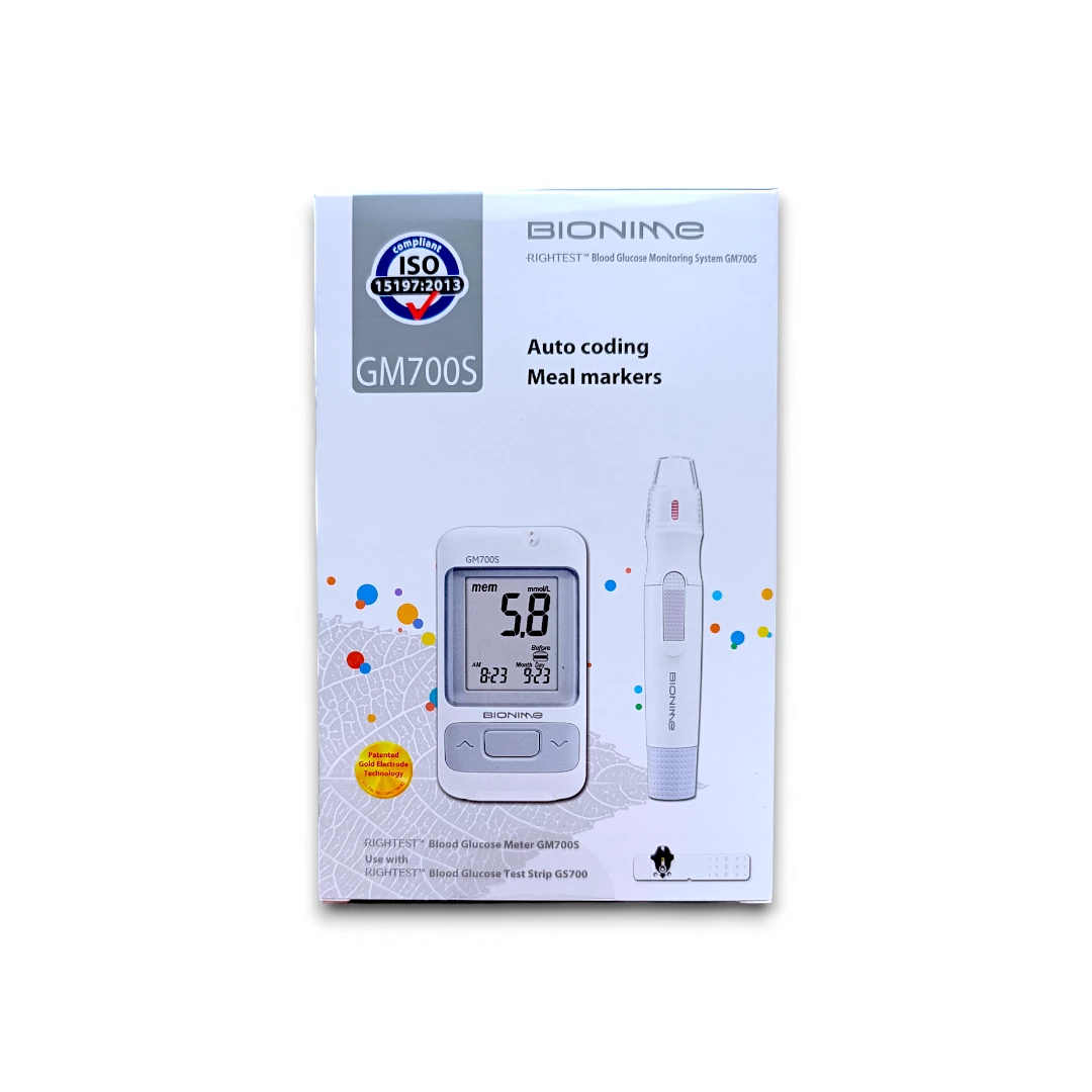 Bionime GM700S Blood Glucose Monitoring System