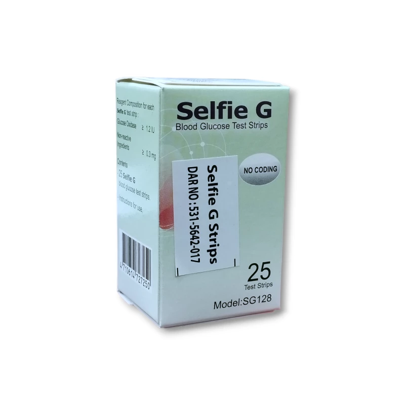 Selfie G Blood Glucose Test Strips