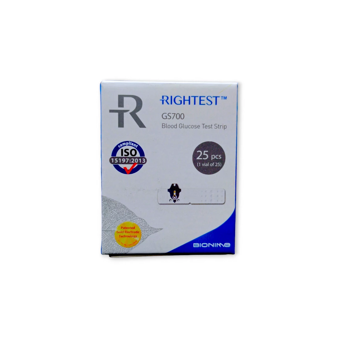 Bionime Rightest GS700 Blood Glucose Test Strips