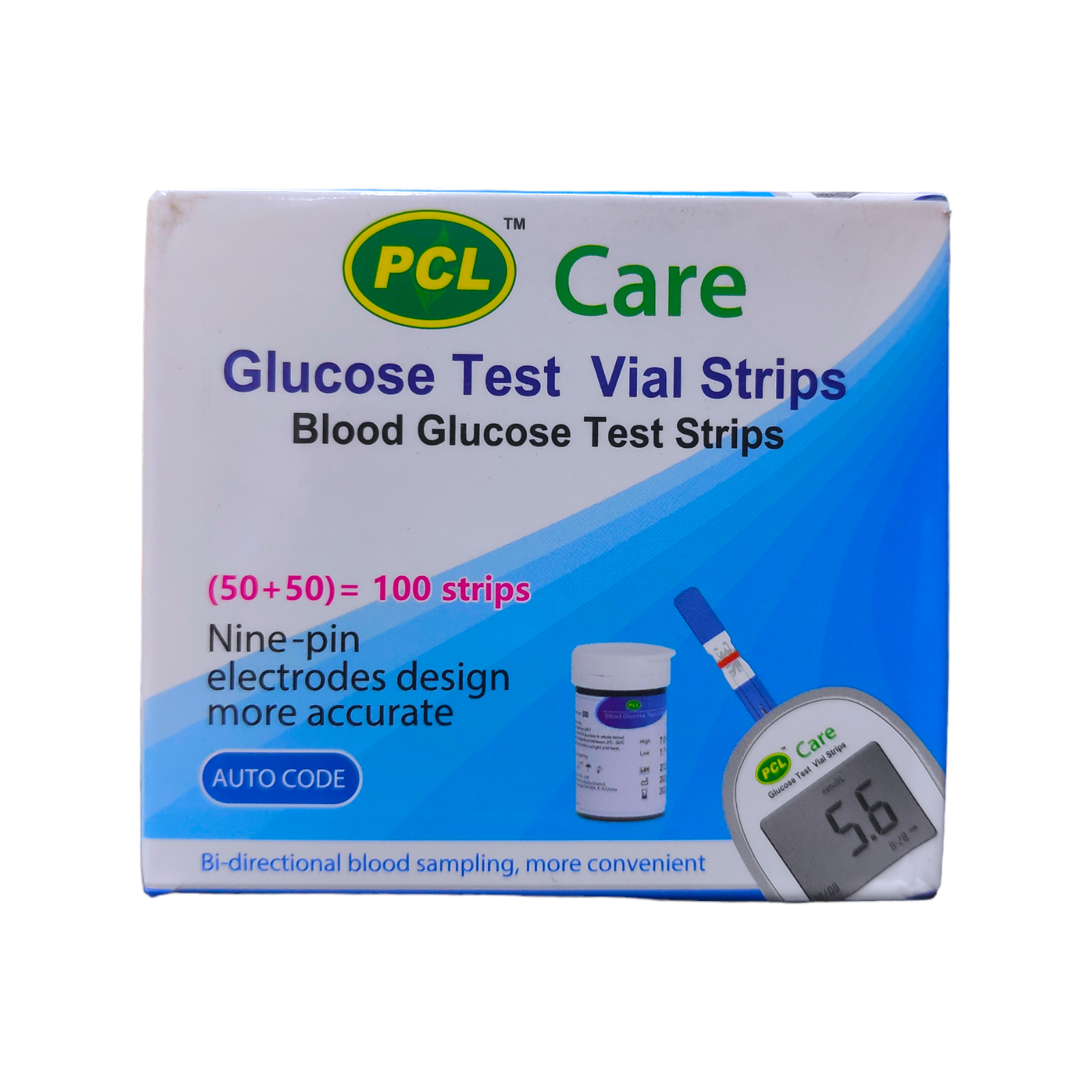 PCL Care Blood Glucose Test Strips - ActiveCart