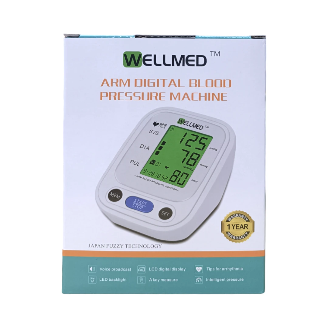 Wellmed Arm Digital Blood Pressure Machine