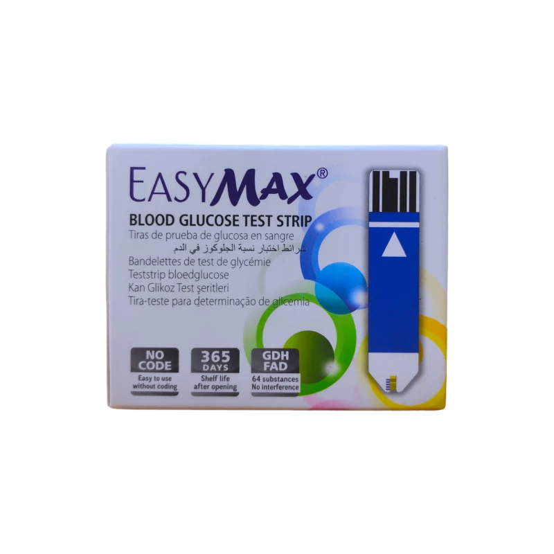 EasyMax Blood Glucose Test Strips (50pcs)